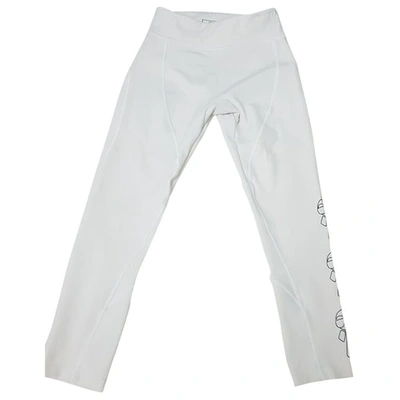 Pre-owned Fendi White Trousers
