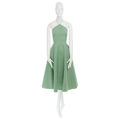 Pre-owned Michael Kors Green Wool Dress
