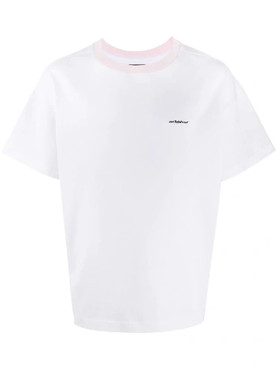 Shop Styland Not Rain Proof Crew-neck T-shirt In White