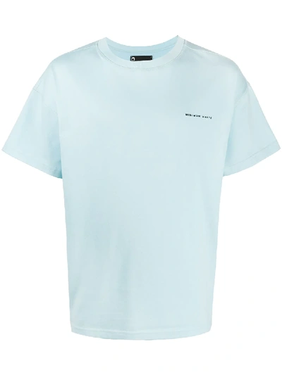 Shop Styland Minimum Waste Crew-neck T-shirt In Blue