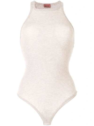 Shop Alix Nyc Fitted Bodysuit In Neutrals