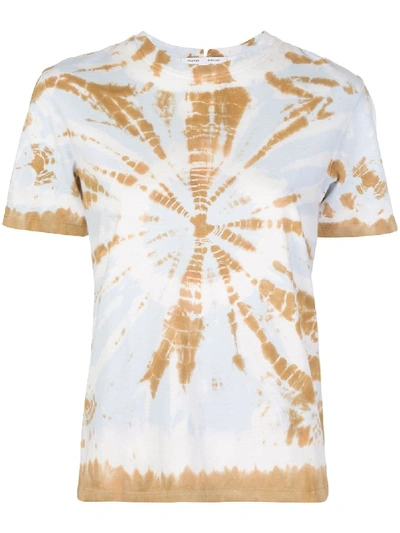 Shop Proenza Schouler White Label Tie-dye Short-sleeve T-shirt In Blue