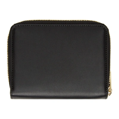 Shop Apc A.p.c. Black Emmanuelle Compact Wallet In Lzz Black