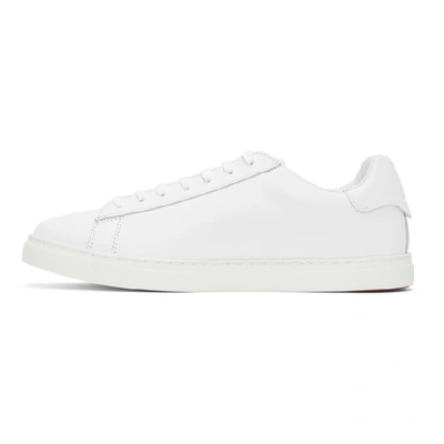 Shop Dsquared2 White And Black Icon New Tennis Sneakers In M072 Bianco