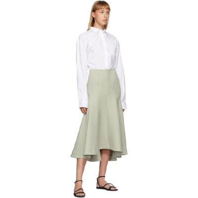 Shop Totême Toteme Beige Mazille Skirt In 308 Desert