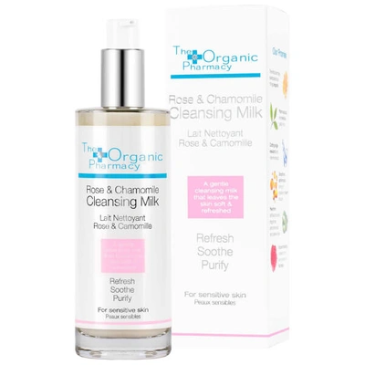 Shop The Organic Pharmacy Rose And Chamomile Cleansing Milk 100ml