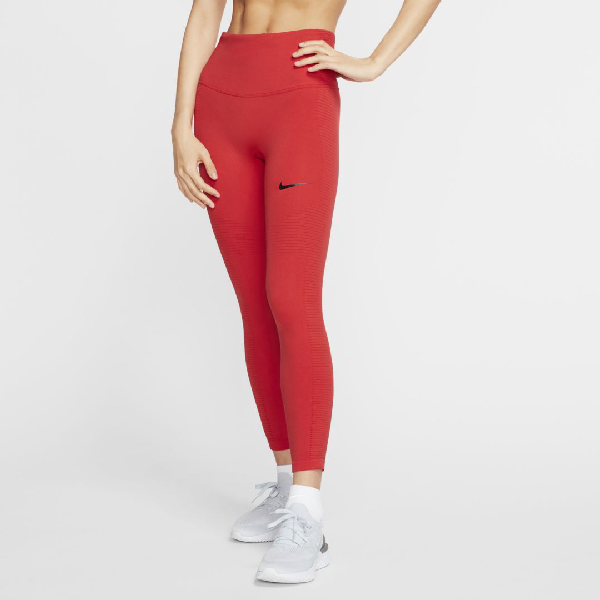 red nike tights