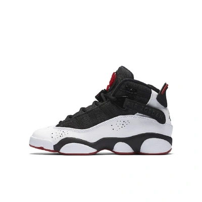 Shop Jordan 6 Rings (3.5y-7y) Boys' Shoe In Black