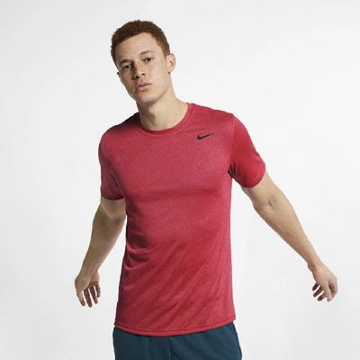 Shop Nike Men's Dri-fit Legend Training T-shirt In Red