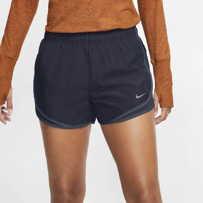 Shop Nike Tempo Women's Running Shorts In Blue