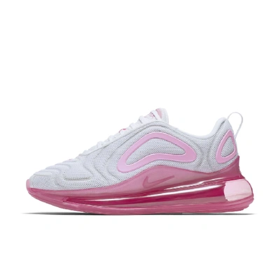 Shop Nike Air Max 720 Women's Shoe (white) - Clearance Sale In White,laser Fuchsia,pink Rise