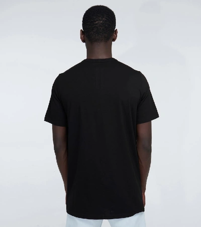 Shop Rick Owens Level Short-sleeved Cotton T-shirt In Black