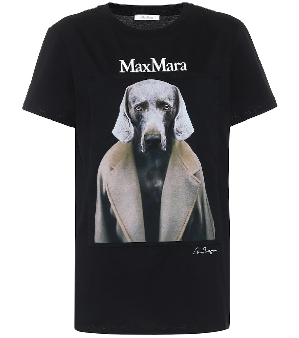 Max Mara Abetaia T-shirt In Black With 