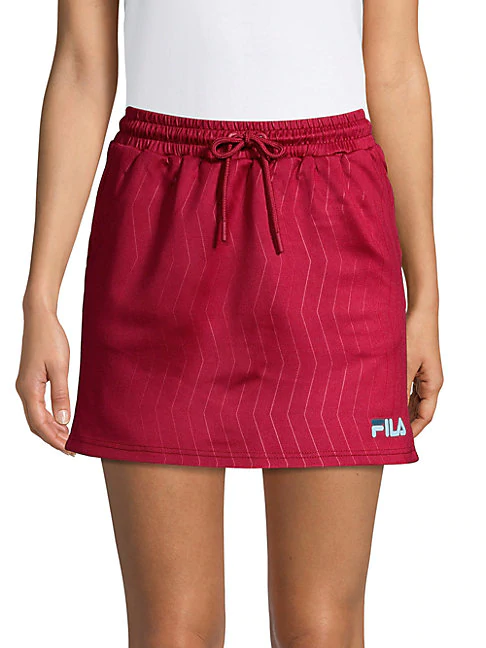 red fila skirt