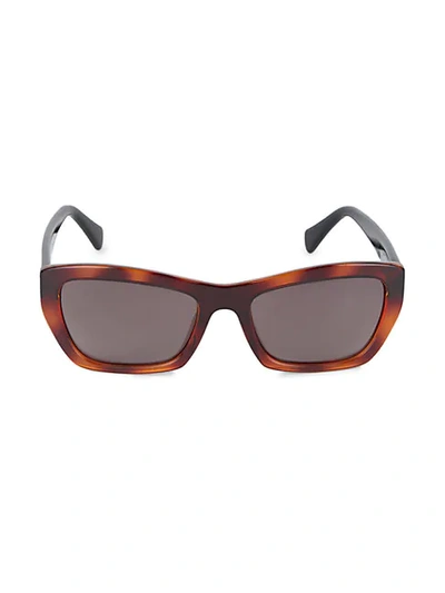 Shop Ferragamo 55mm Cat Eye Sunglasses In Tortoise