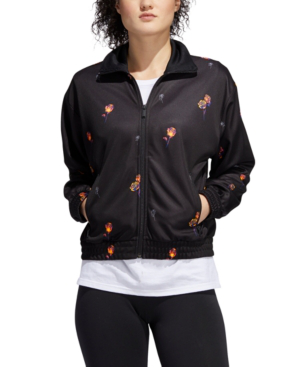 adidas floral track jacket