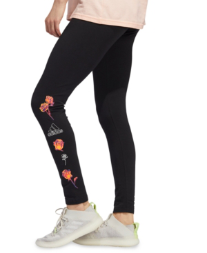 adidas logo leggings women's