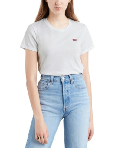 Levi's Premium Women's The Perfect Crewneck Cotton T-shirt In White