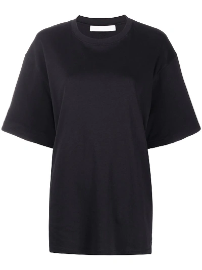 Shop Fenty Taffeta-lined Short-sleeve T-shirt In Black