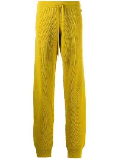 Shop Fenty Knit Track Pants In Yellow