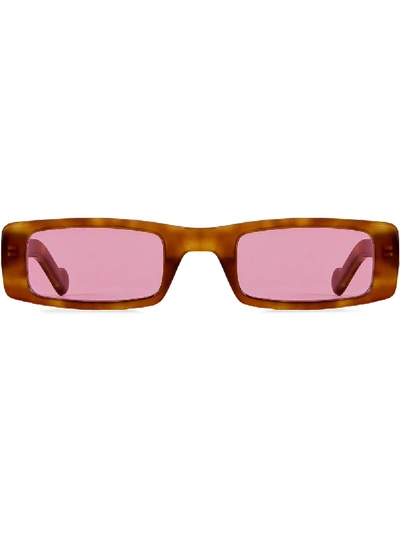 Shop Fenty Trouble Sunglasses In Brown