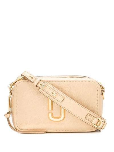 Shop Marc Jacobs The Softshot Grained Crossbody Bag In Gold