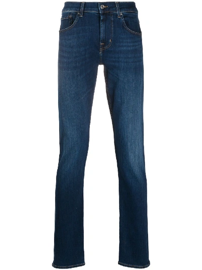 Shop 7 For All Mankind Slimmy Slim Fit Jeans In Blue