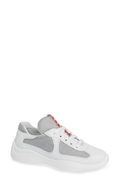 Shop Prada Low-top Sneaker In White