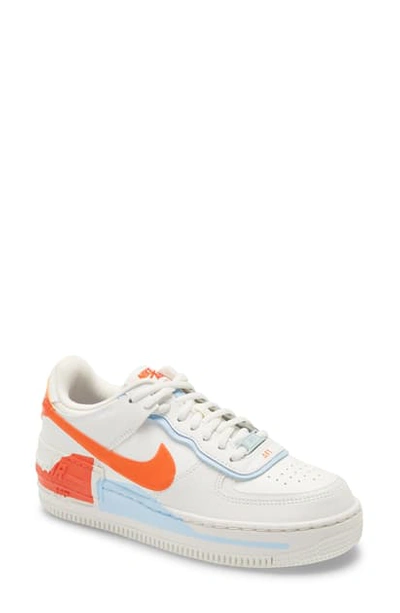 Shop Nike Air Force 1 Shadow Sneaker In Summit White/ Team Orange