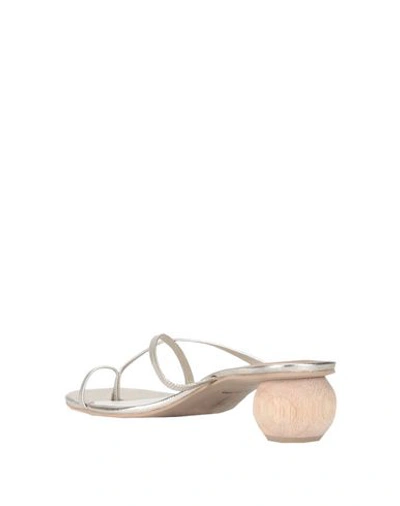 Shop Dolce Vita Toe Strap Sandals In Platinum