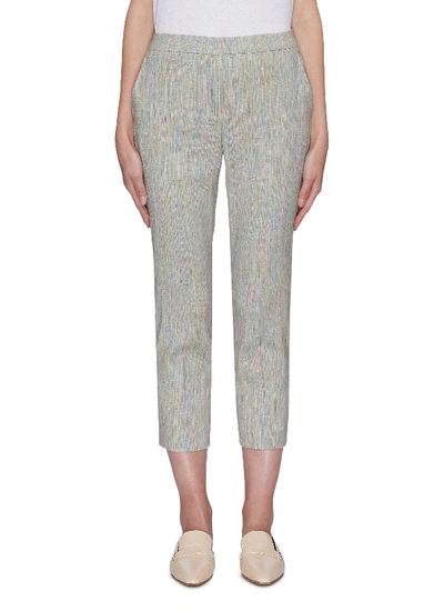 Shop Theory 'treeca' Linen Blend Suiting Pants In Grey
