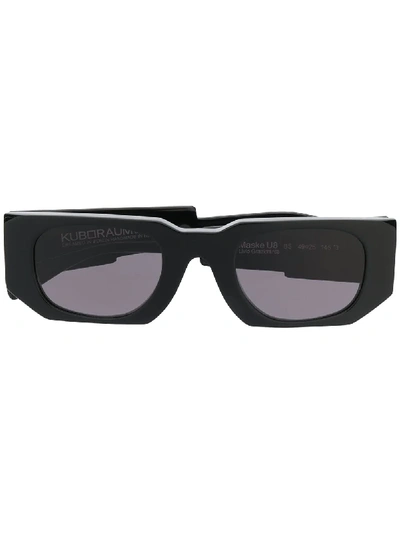 Shop Kuboraum U8 Mask Sunglasses In Black