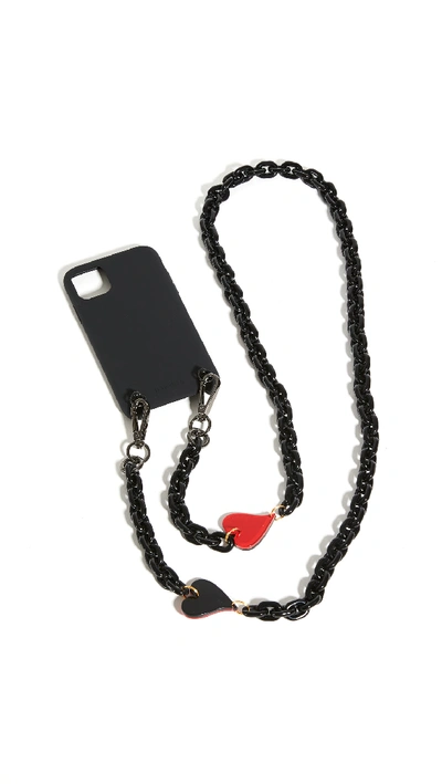 Shop Iphoria Iphone 11 Pro Necklace Case In Black