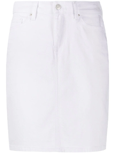 Shop Tommy Hilfiger Classic Pencil Skirt In White