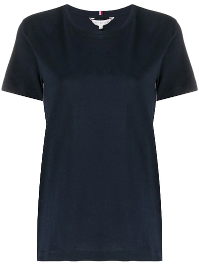 Shop Tommy Hilfiger Side Stripe T-shirt In Blue