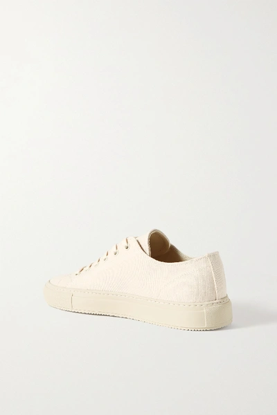 Shop Common Projects Achilles Canvas Sneakers In Cream