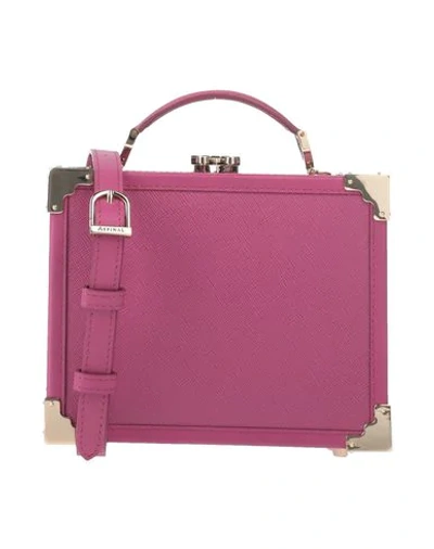 Shop Aspinal Of London Handbag In Purple