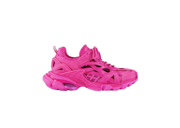 Baleciaga Track White Fluo Pink