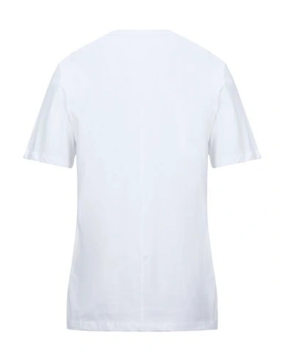 Shop Frankie Morello Man T-shirt White Size M Cotton