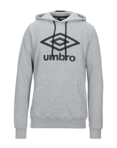 Shop Umbro Hooded Sweatshirt In Grey