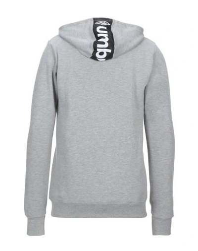 Shop Umbro Hooded Sweatshirt In Grey