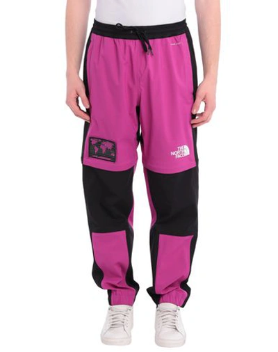 Shop The North Face Casual Pants In Mauve