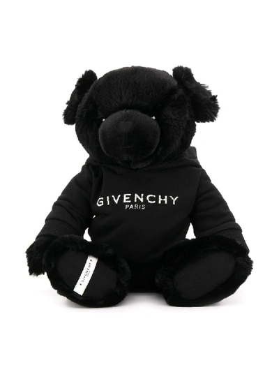 Shop Givenchy Logo Bear Soft Toy In Black