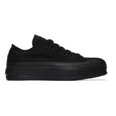 Shop Converse Black Chuck Lift Low Sneakers