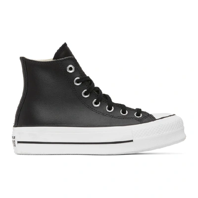 Shop Converse Black Chuck Lift High Sneakers