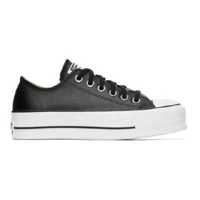 Shop Converse Black Chuck Lift Low Sneakers