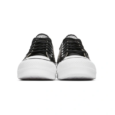 Shop Converse Black Chuck Lift Low Sneakers