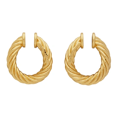 Shop Portrait Report Gold Mini Twist Ring Rope Ear Cuffs