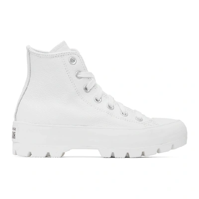 Shop Converse White Chuck Lugged High Sneakers