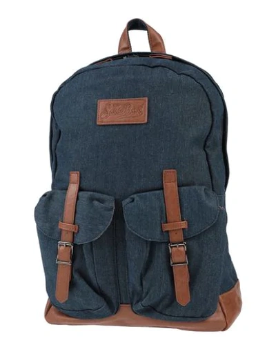 Shop Mc2 Saint Barth Backpacks & Fanny Packs In Blue